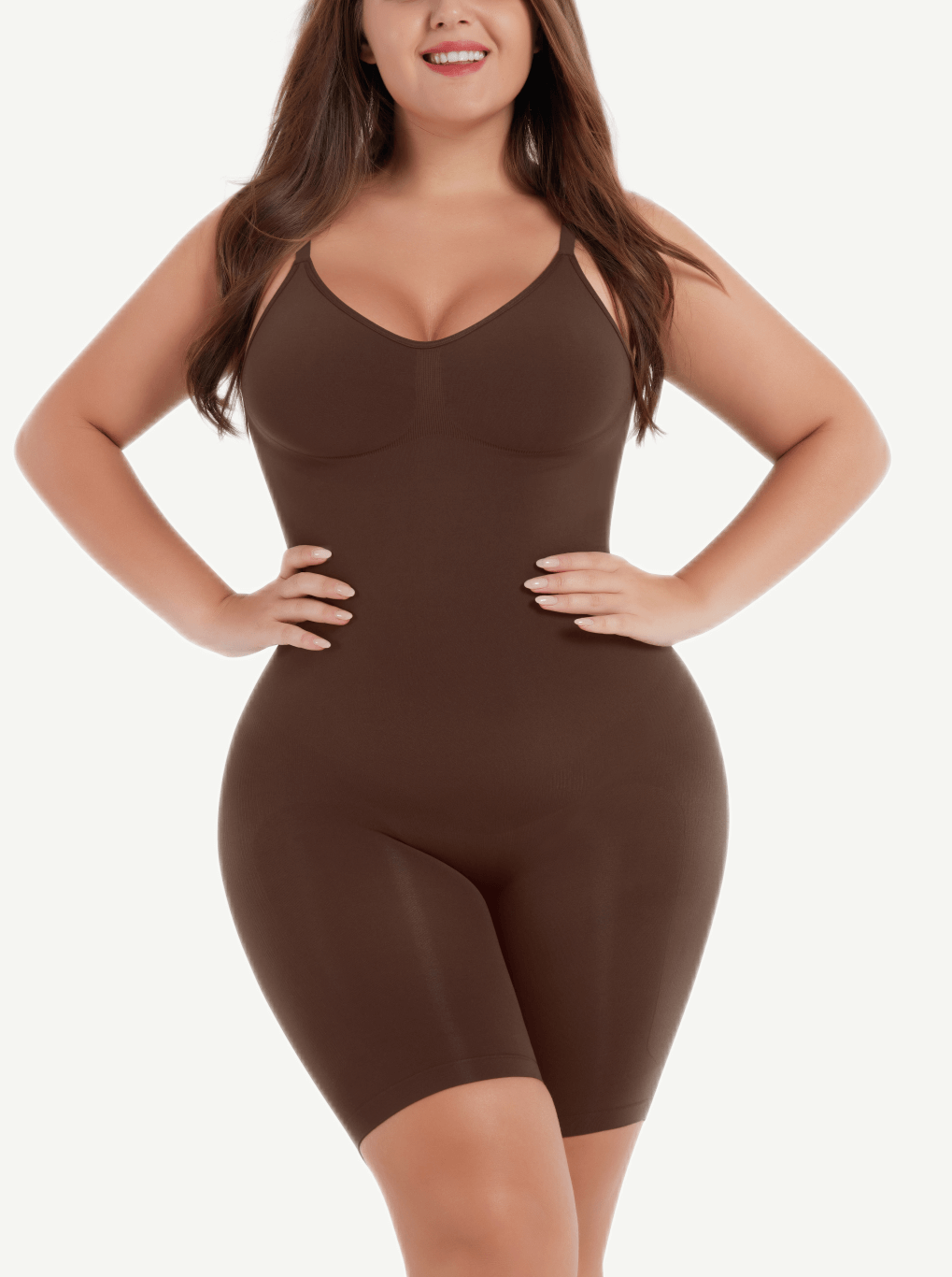 Seamless Scultp  Open-Back Boxer With Covered Chest