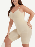 Seamless Scultp  Open-Back Boxer With Covered Chest