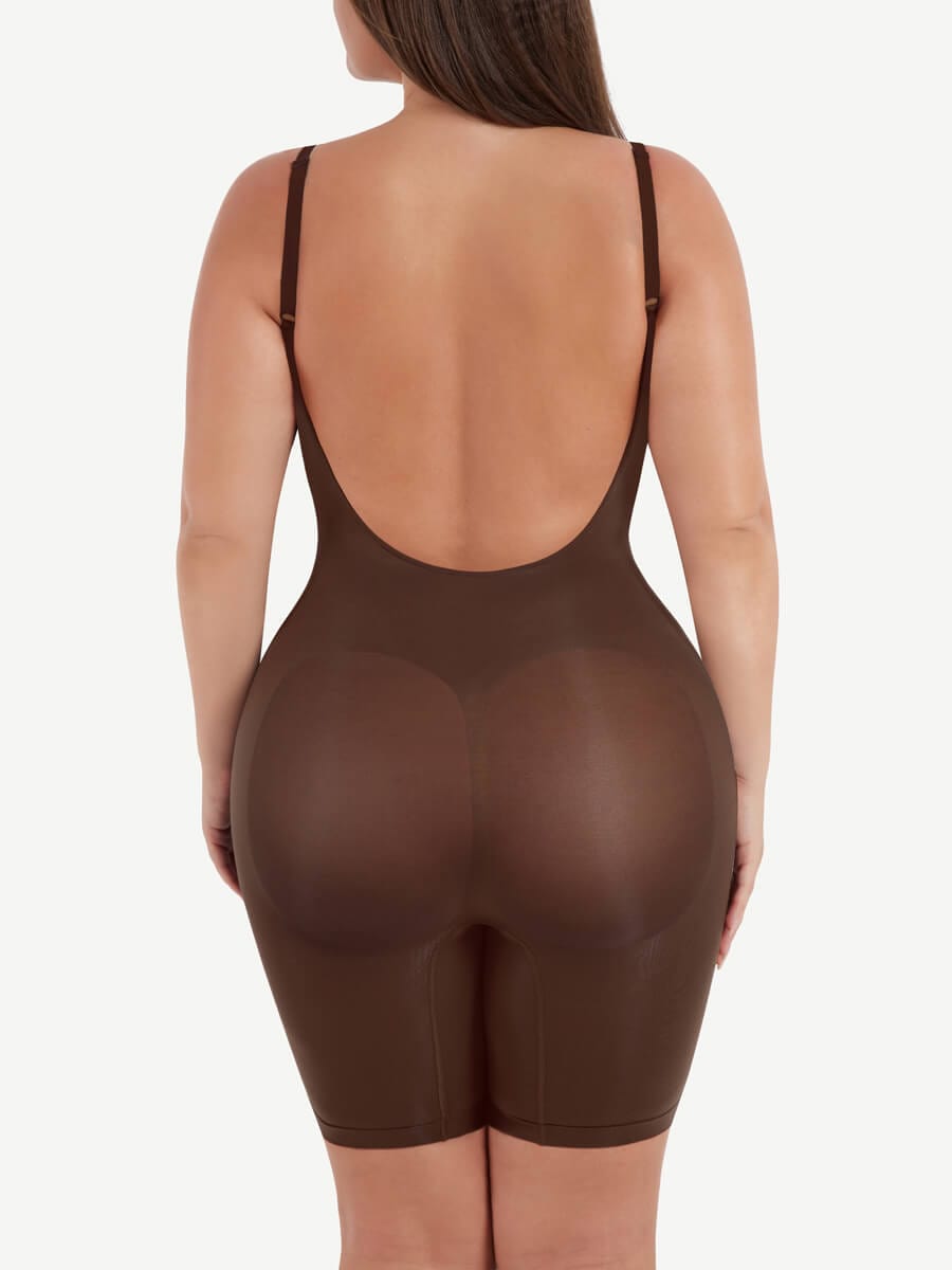 Seamless Scultp Covered Open-Back