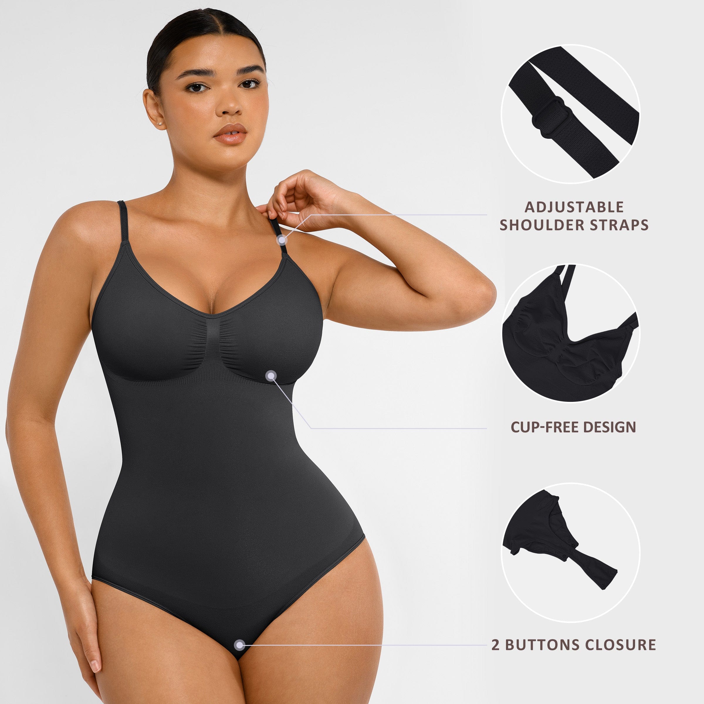 Seamless Scultp Covered Bust Jumpsuit