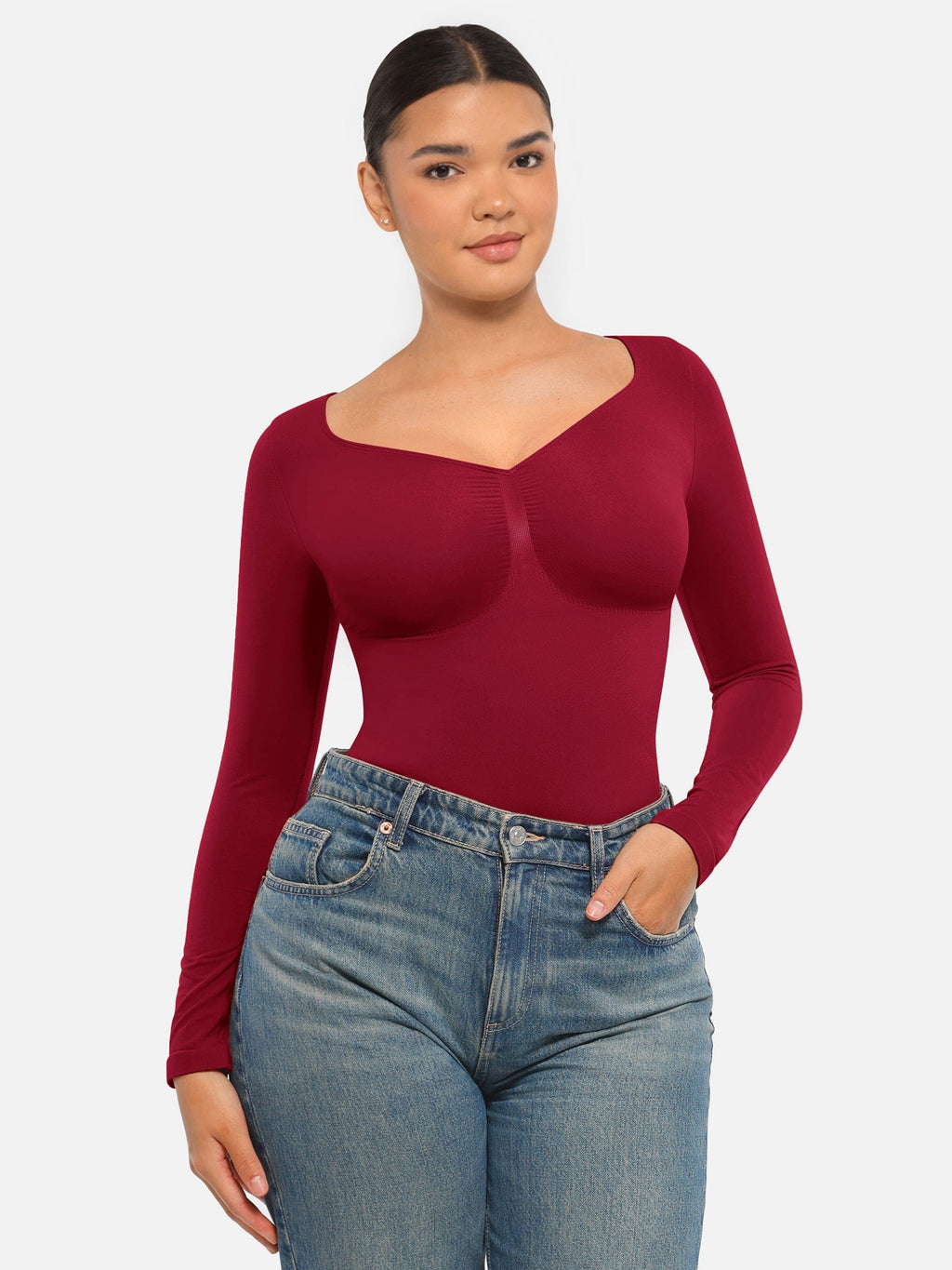 Seamless Long Sleeve Control Bodysuit