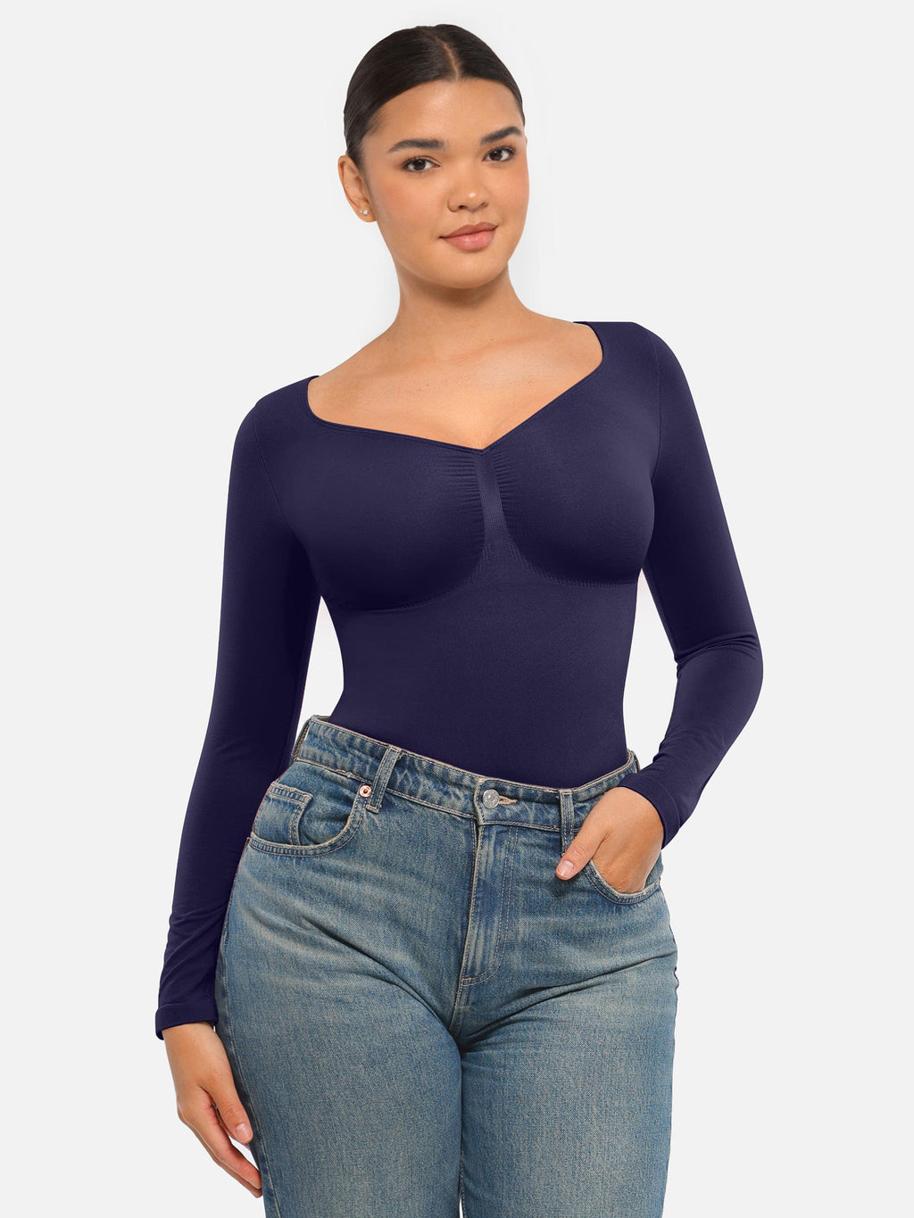 Seamless Long Sleeve Control Bodysuit