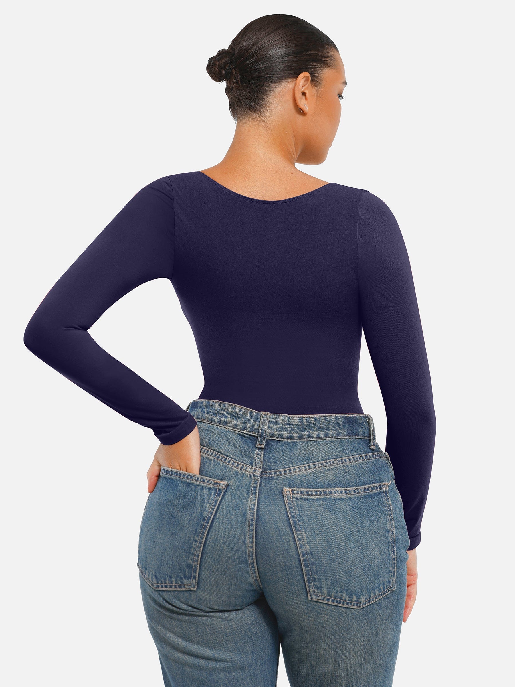 Seamless Long Sleeve Control Bodysuit