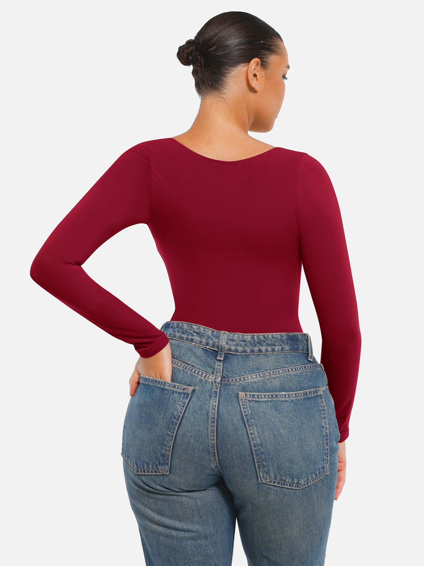 Seamless Long Sleeve Control Bodysuit
