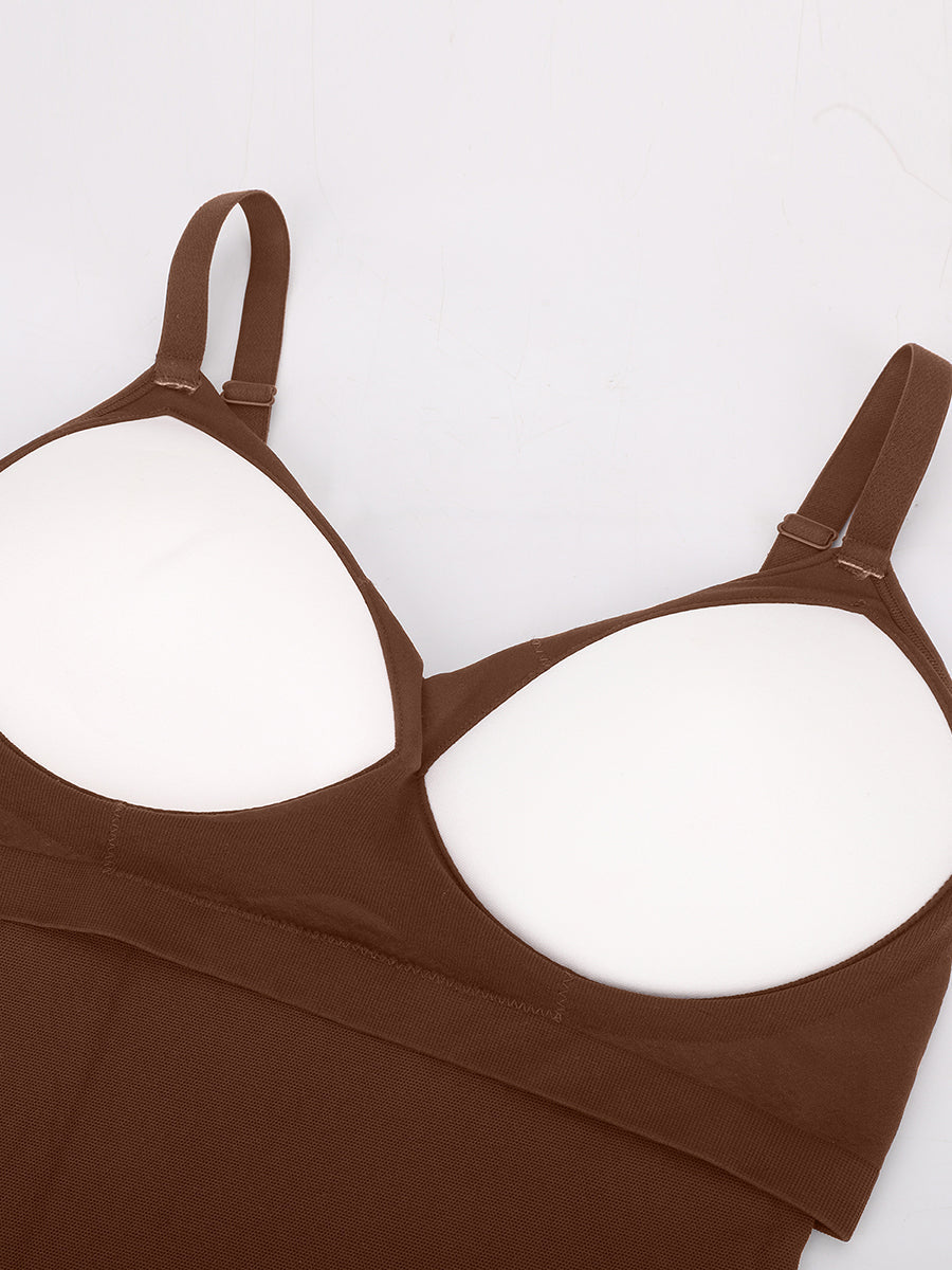 Seamless Built-in Bra Bodysuit