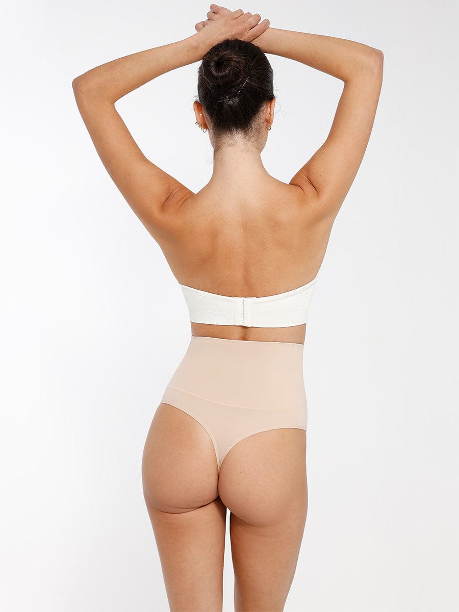 Seamless Strapless Wireless Bra with Removable Cup Pad