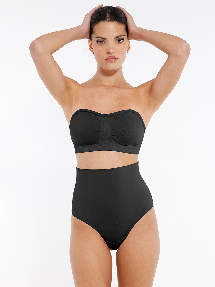 Seamless Strapless Wireless Bra with Removable Cup Pad
