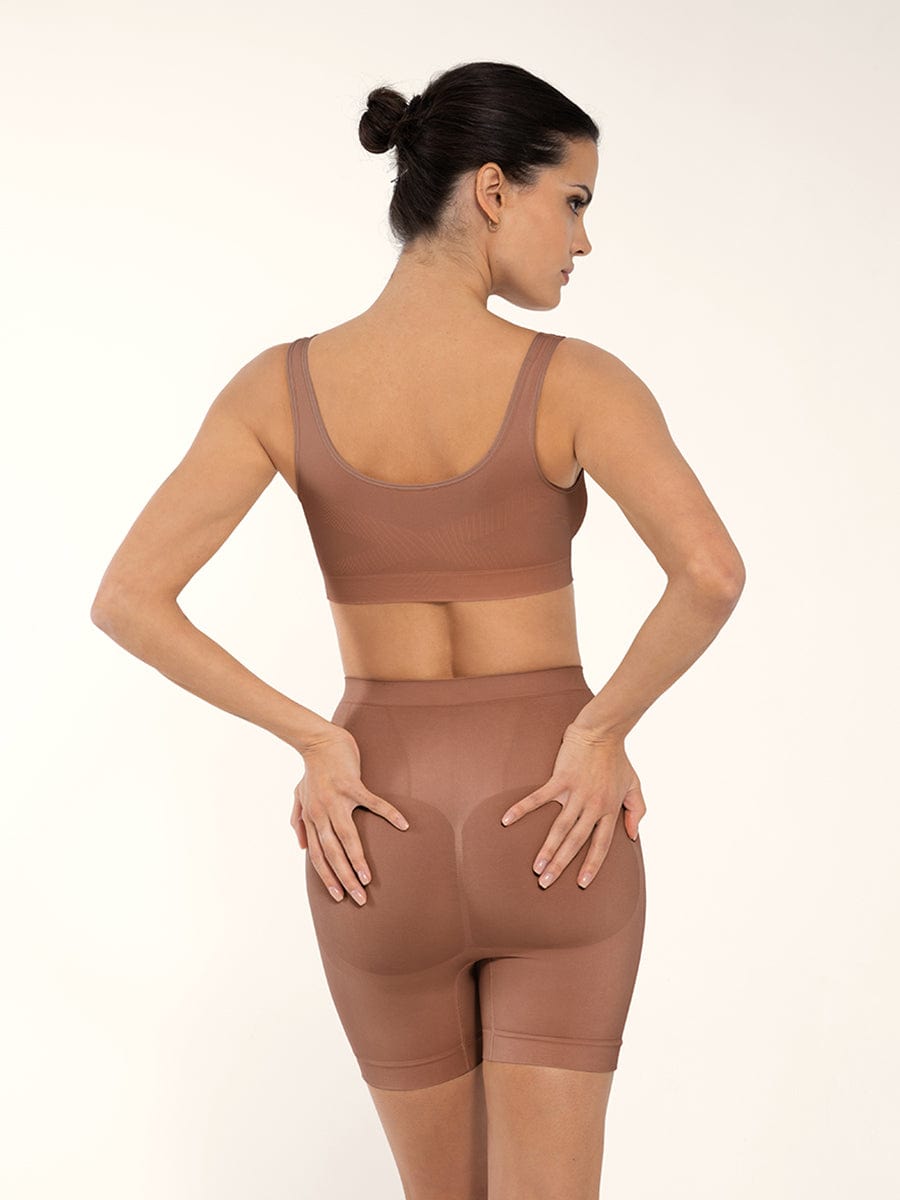 Seamless Shaping Bust Support Wider Back Bra