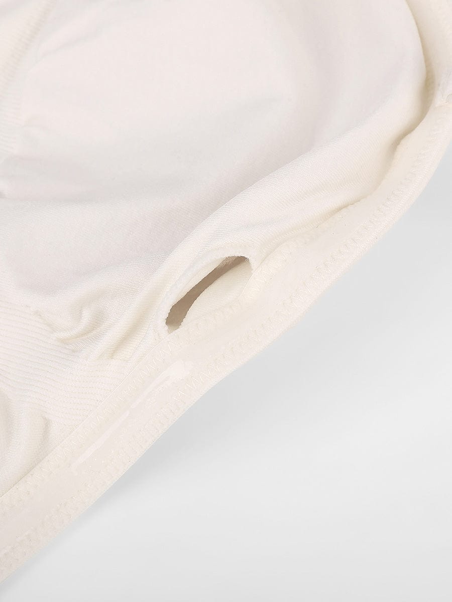 Seamless Strapless Wireless Bra with Removable Cup Pad