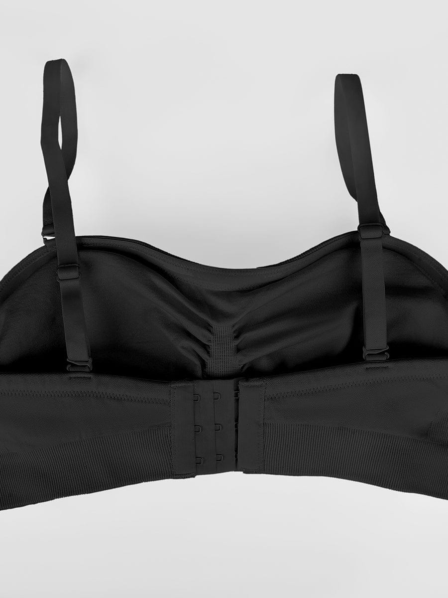 Seamless Strapless Wireless Bra with Removable Cup Pad