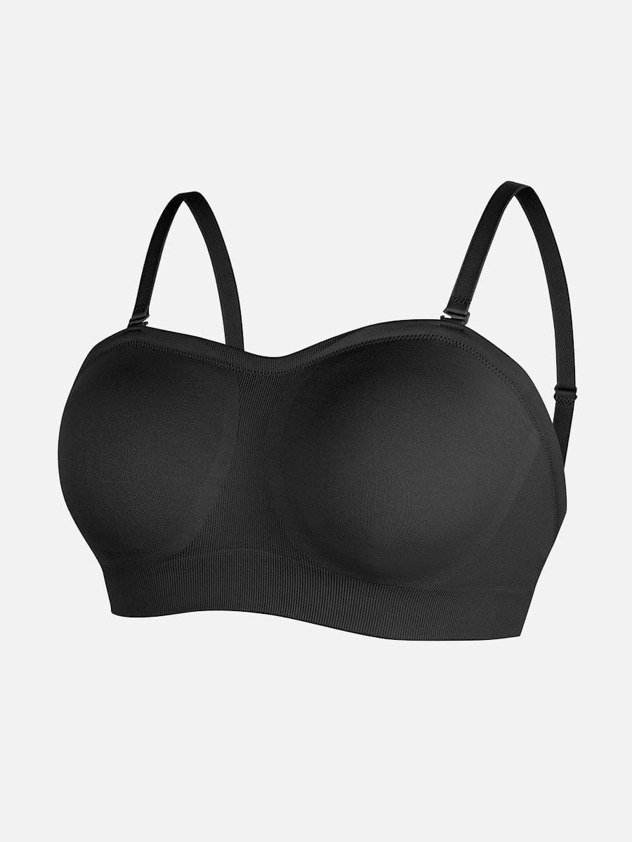 Seamless Strapless Wireless Bra with Removable Cup Pad
