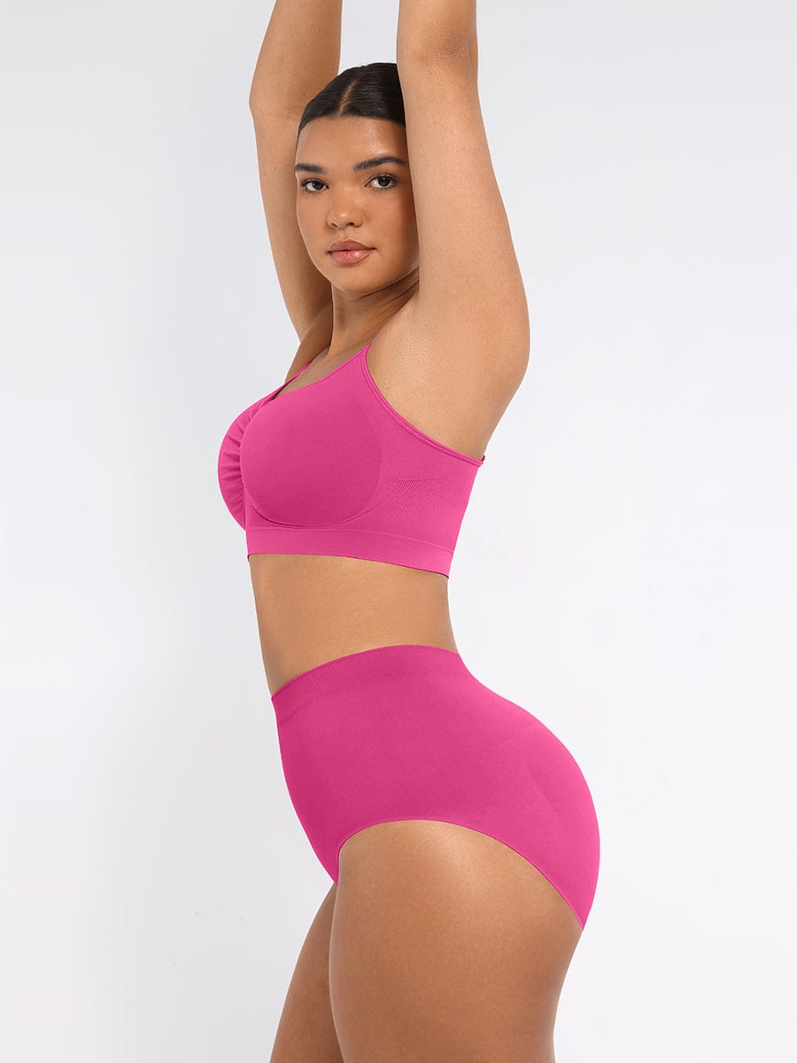 Seamless High-Waist Peach Hip Brief