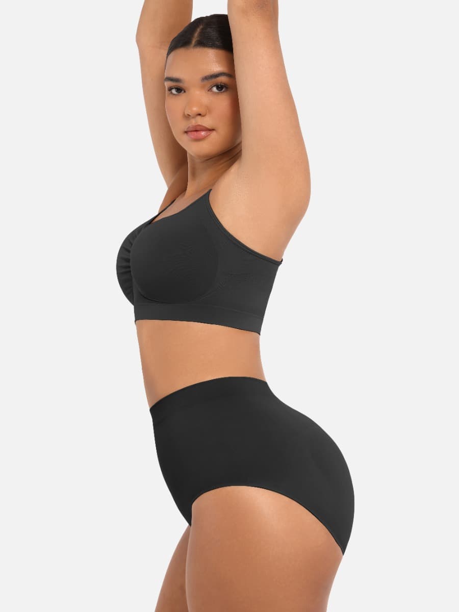Wireless Supportive Shaping Bra with Adjustable Straps