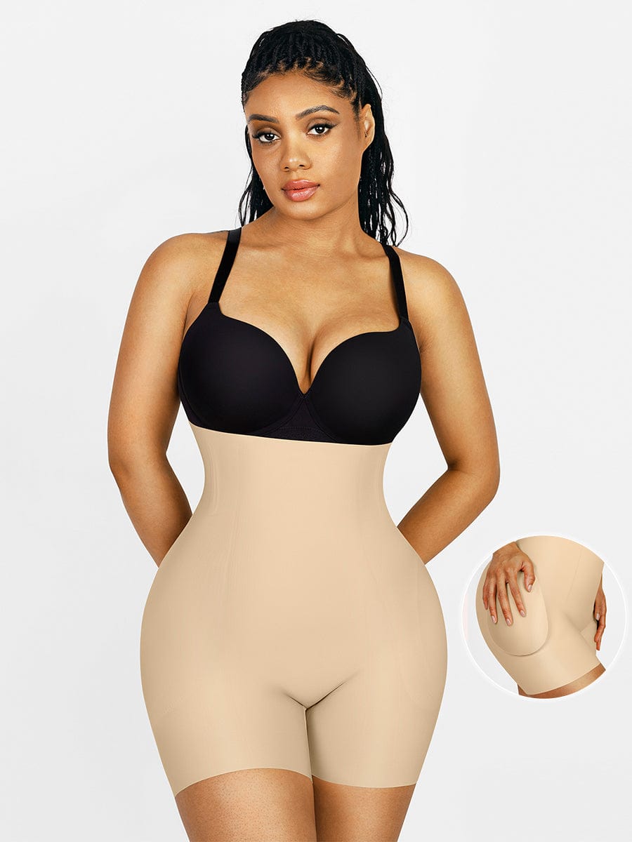 High Waisted Butt Lifter with Removable Hip Pads