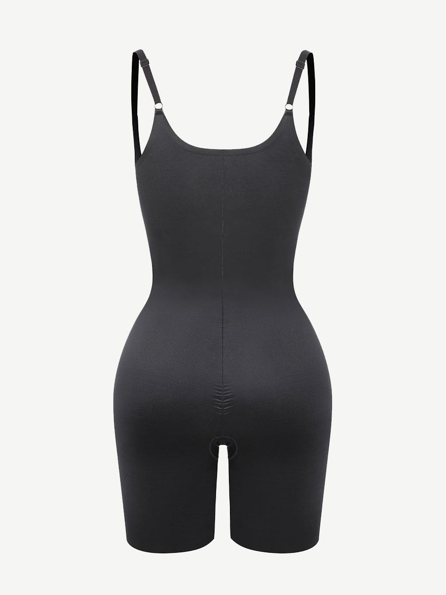 Liquid Open-Bust Mid-Thigh Shaping Boyshort Shapewear