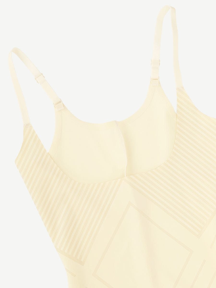 Liquid Open-Bust Mid-Thigh Shaping Boyshort Shapewear