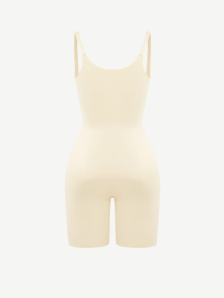 Liquid Open-Bust Mid-Thigh Shaping Boyshort Shapewear