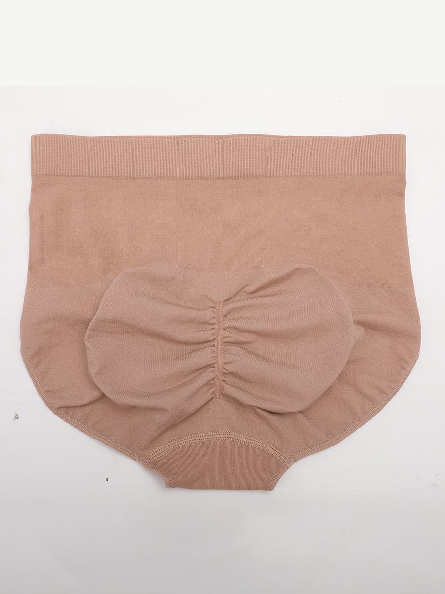 Seamless High-Waist Antibacterial Peach Hip Brief