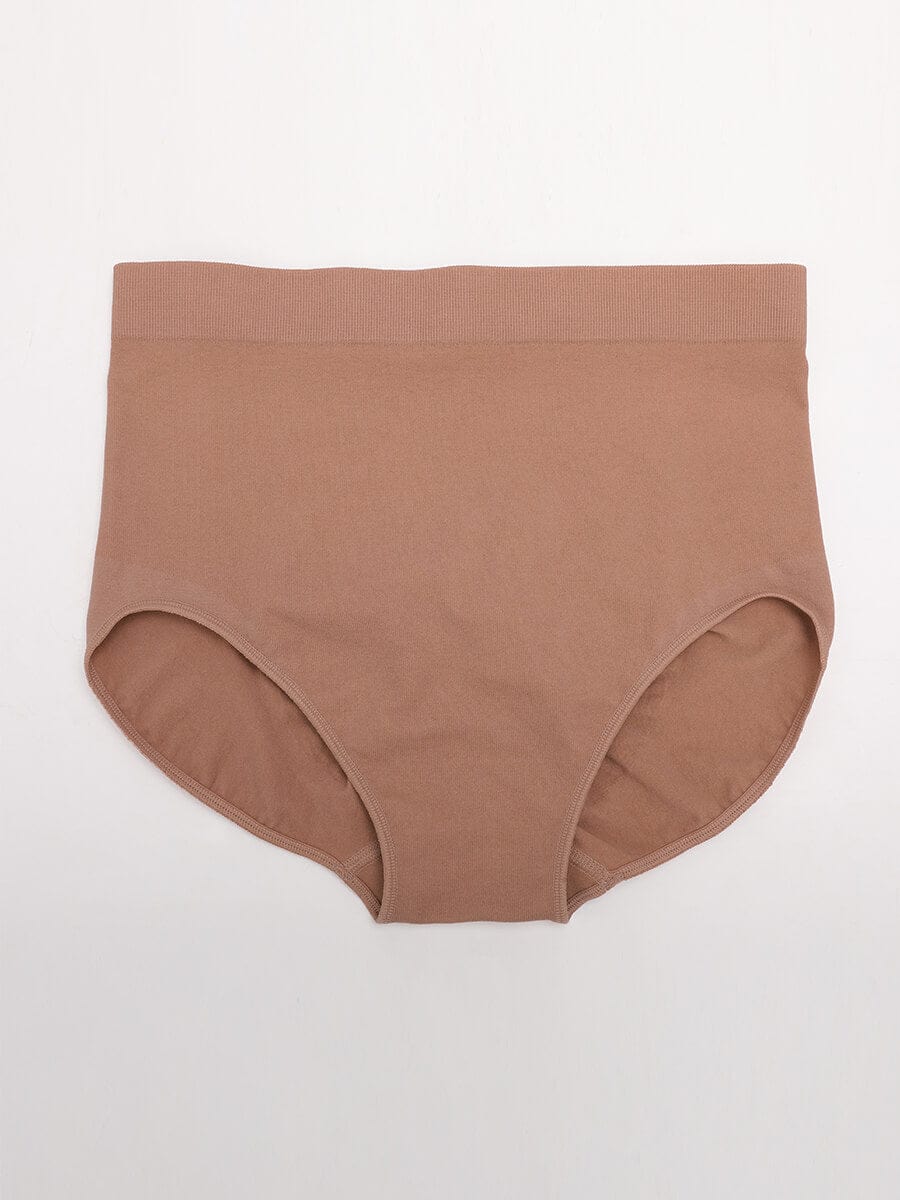 Seamless High-Waist Antibacterial Peach Hip Brief