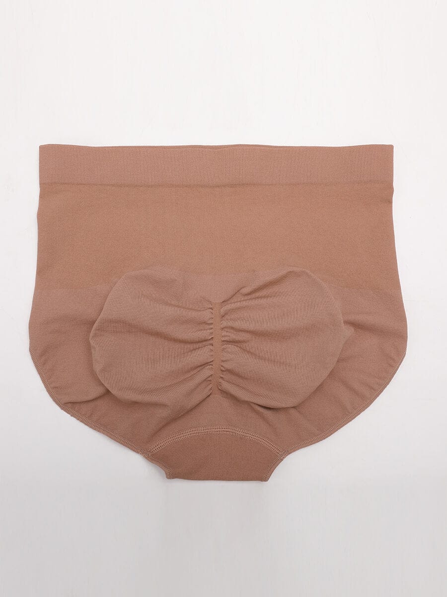 Seamless High-Waist Antibacterial Peach Hip Brief