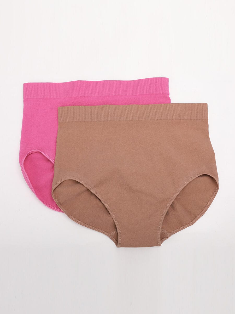 Seamless High-Waist Peach Hip Brief