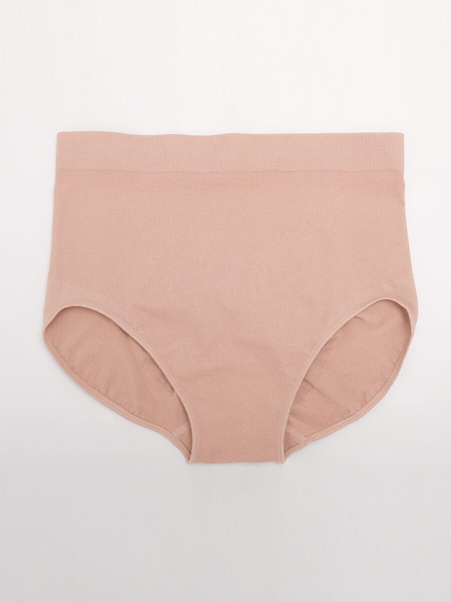 Seamless High-Waist Antibacterial Peach Hip Brief