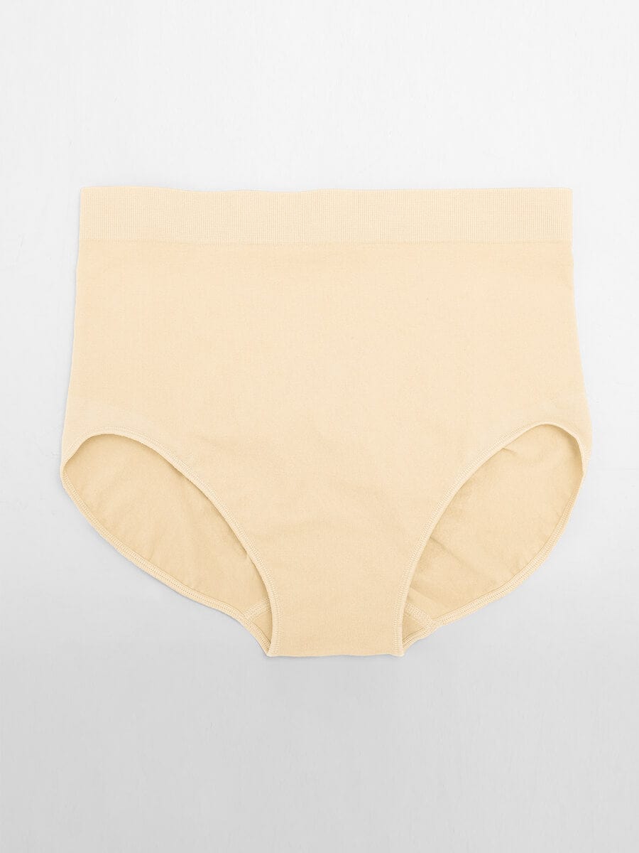Seamless High-Waist Antibacterial Peach Hip Brief