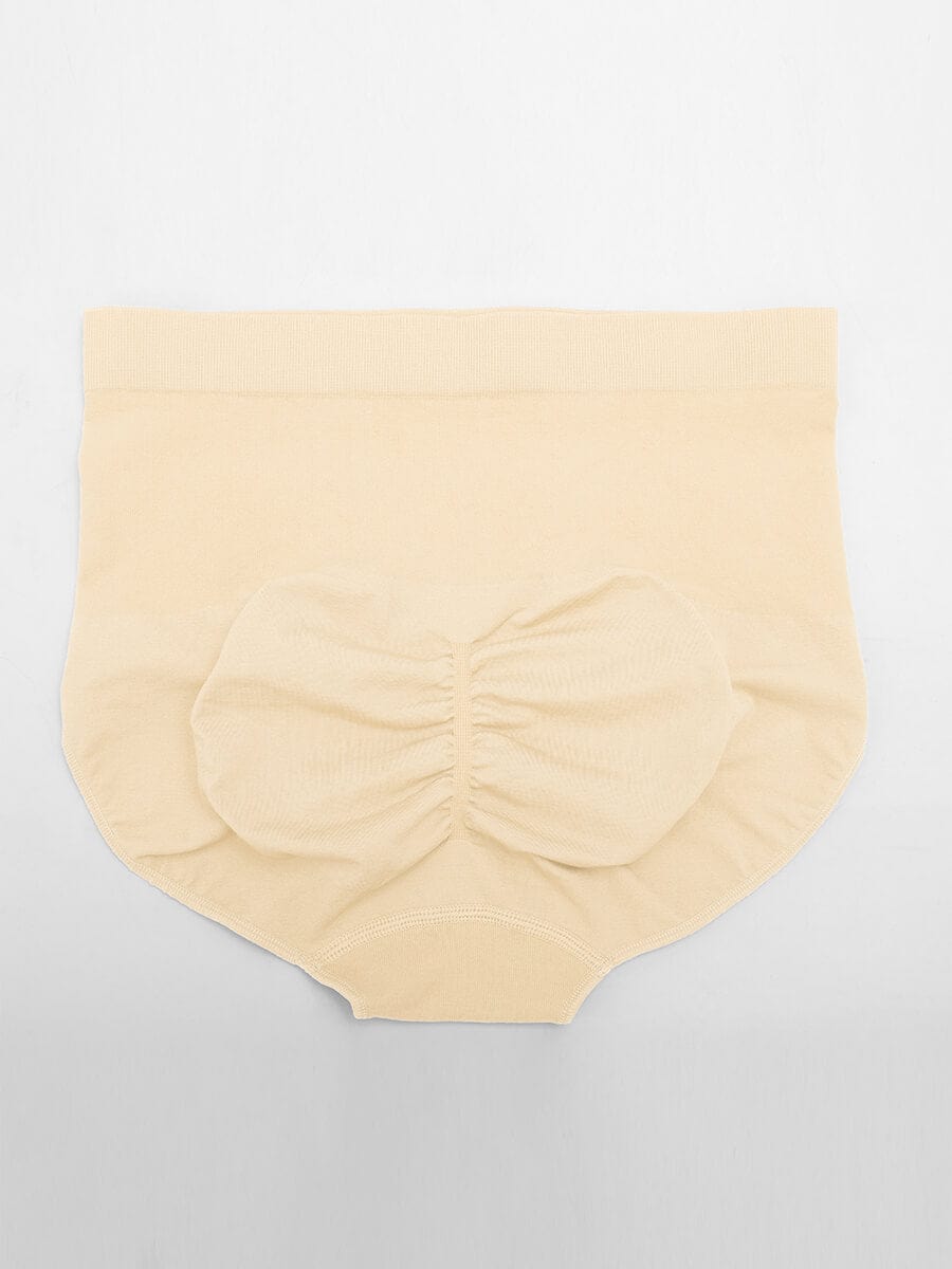 Seamless High-Waist Antibacterial Peach Hip Brief