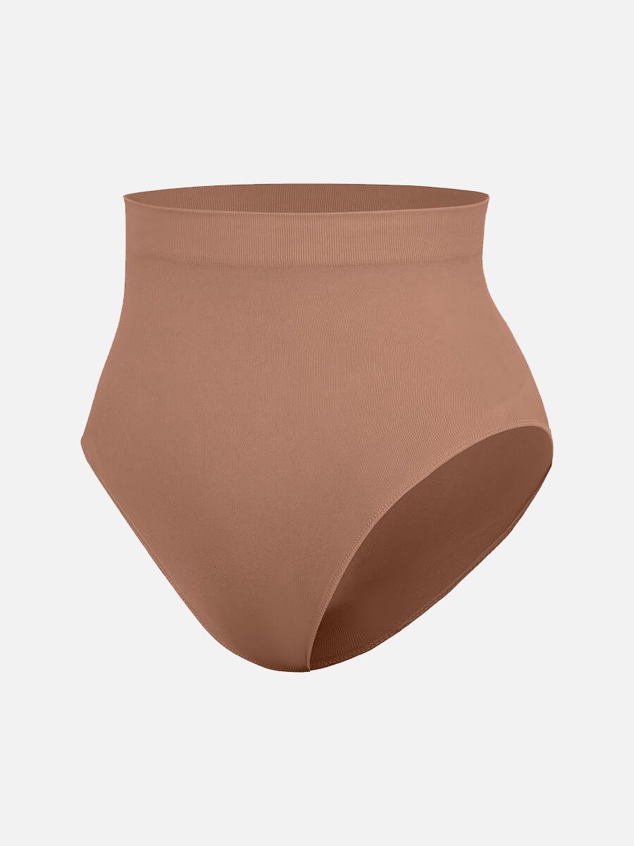 Seamless High-Waist Antibacterial Peach Hip Brief