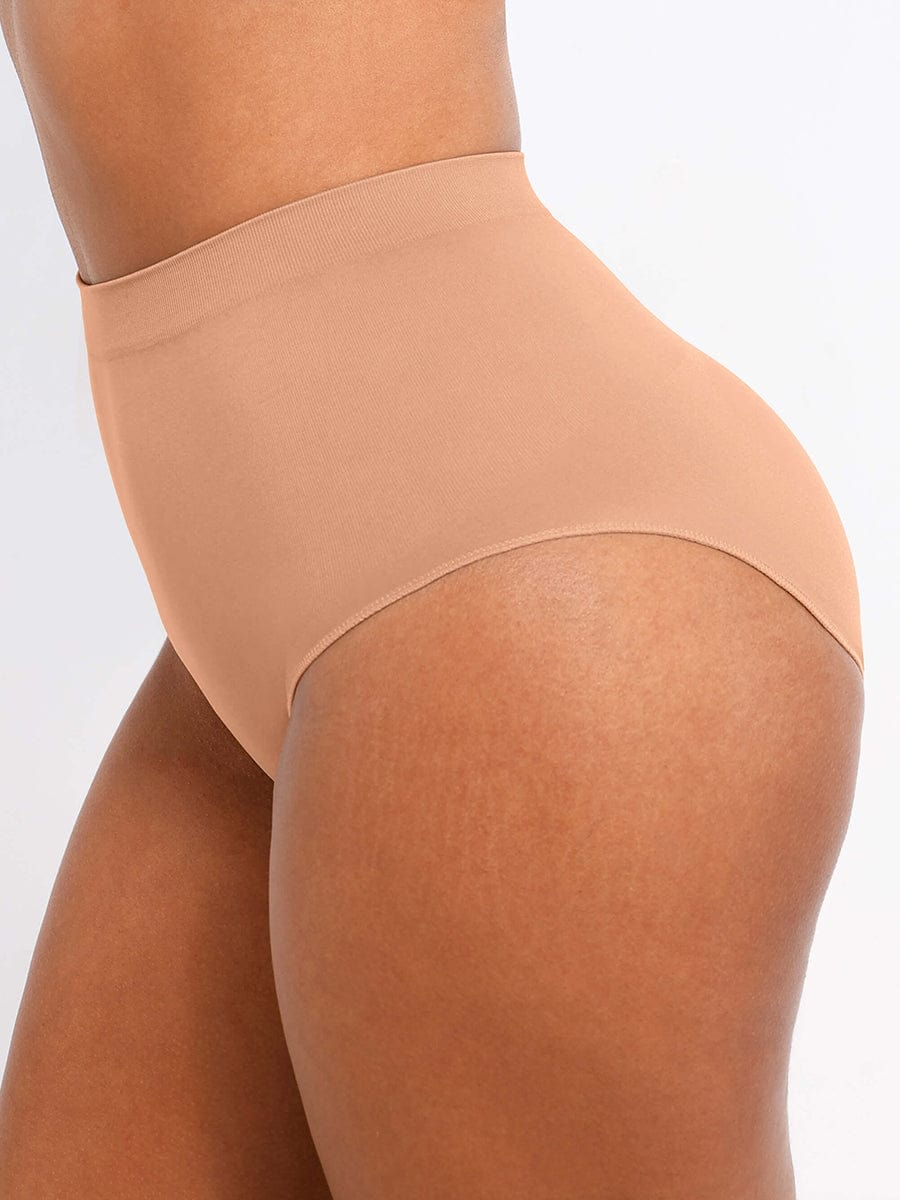 Seamless High-Waist Antibacterial Peach Hip Brief
