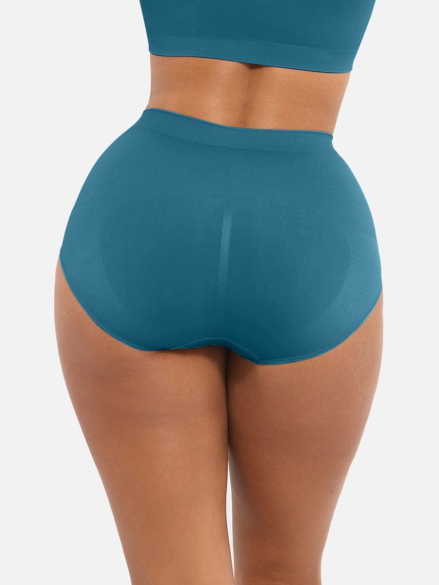 Seamless High-Waist Peach Hip Brief