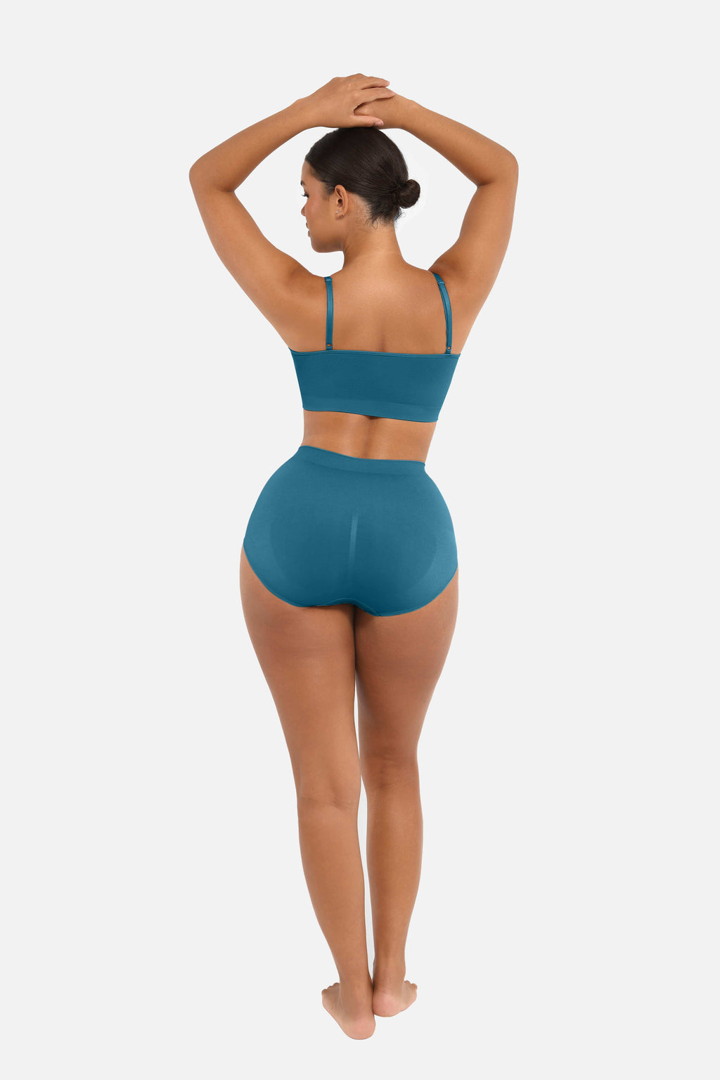 Seamless High-Waist Antibacterial Peach Hip Brief