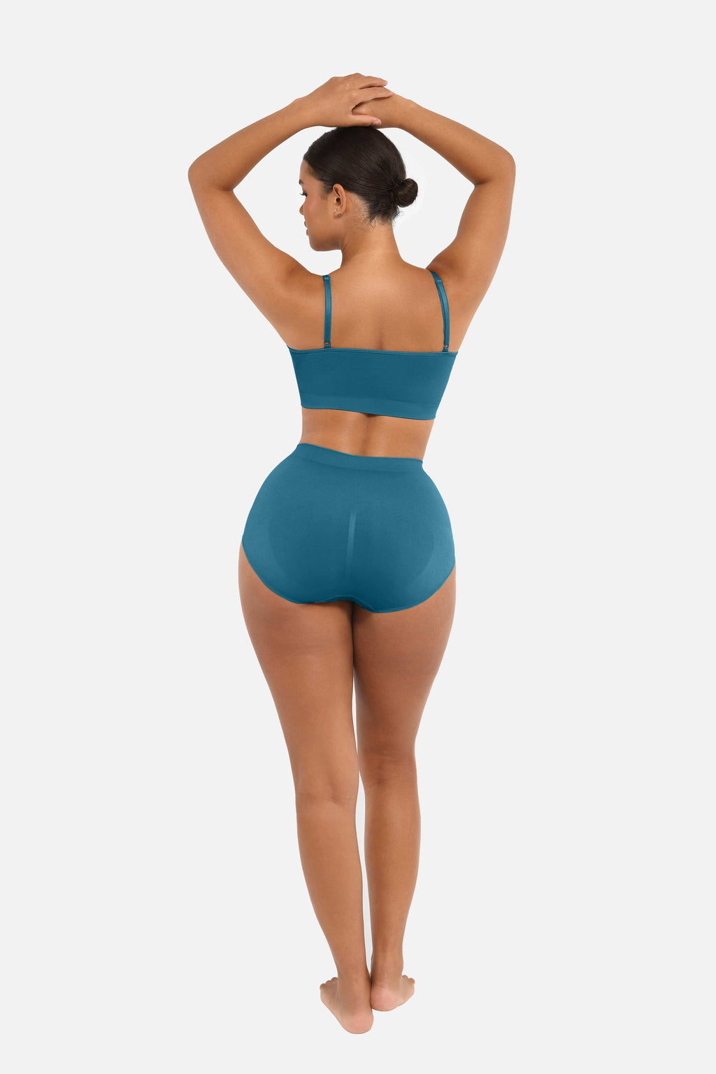 Seamless High-Waist Peach Hip Brief