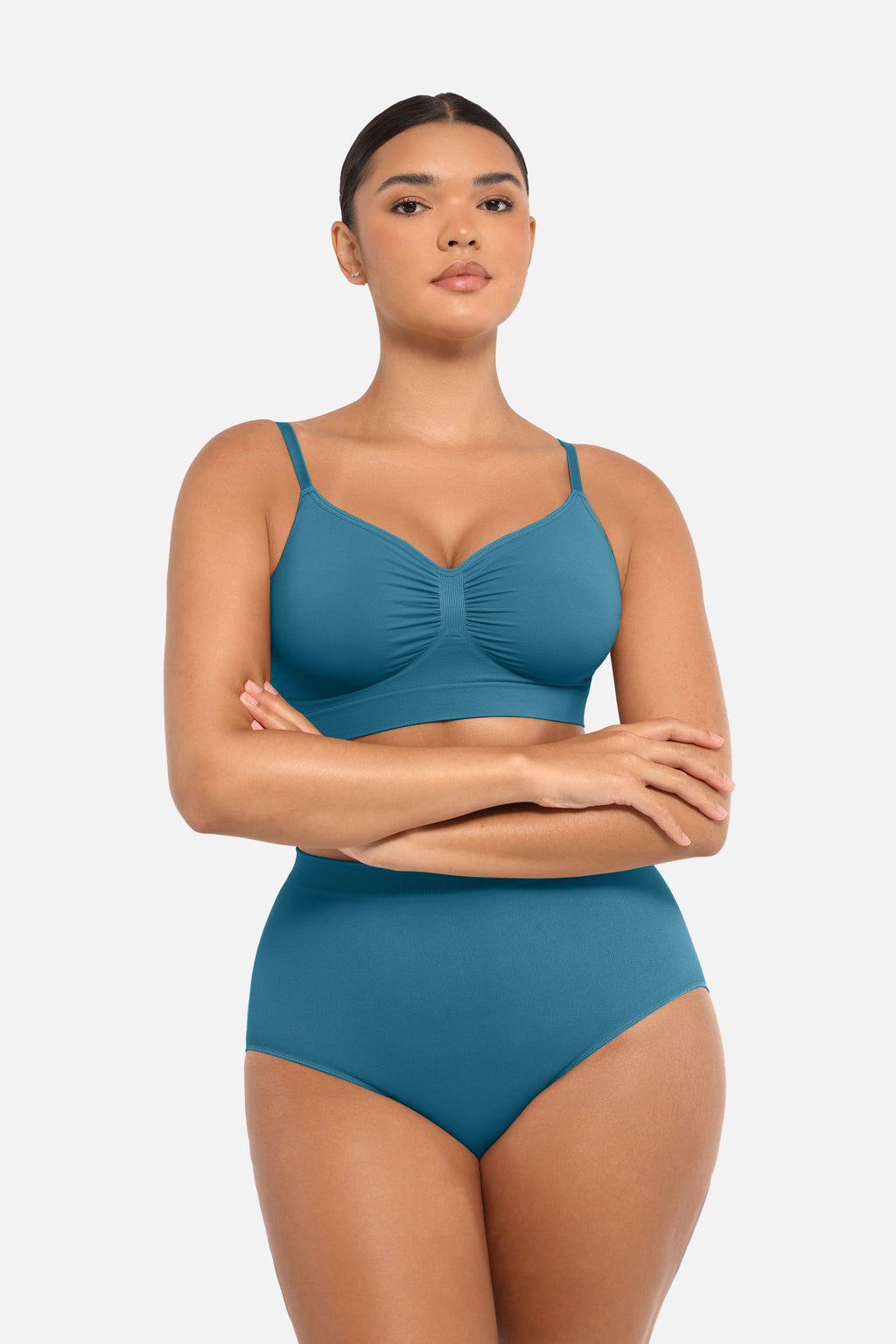 Seamless High-Waist Antibacterial Peach Hip Brief