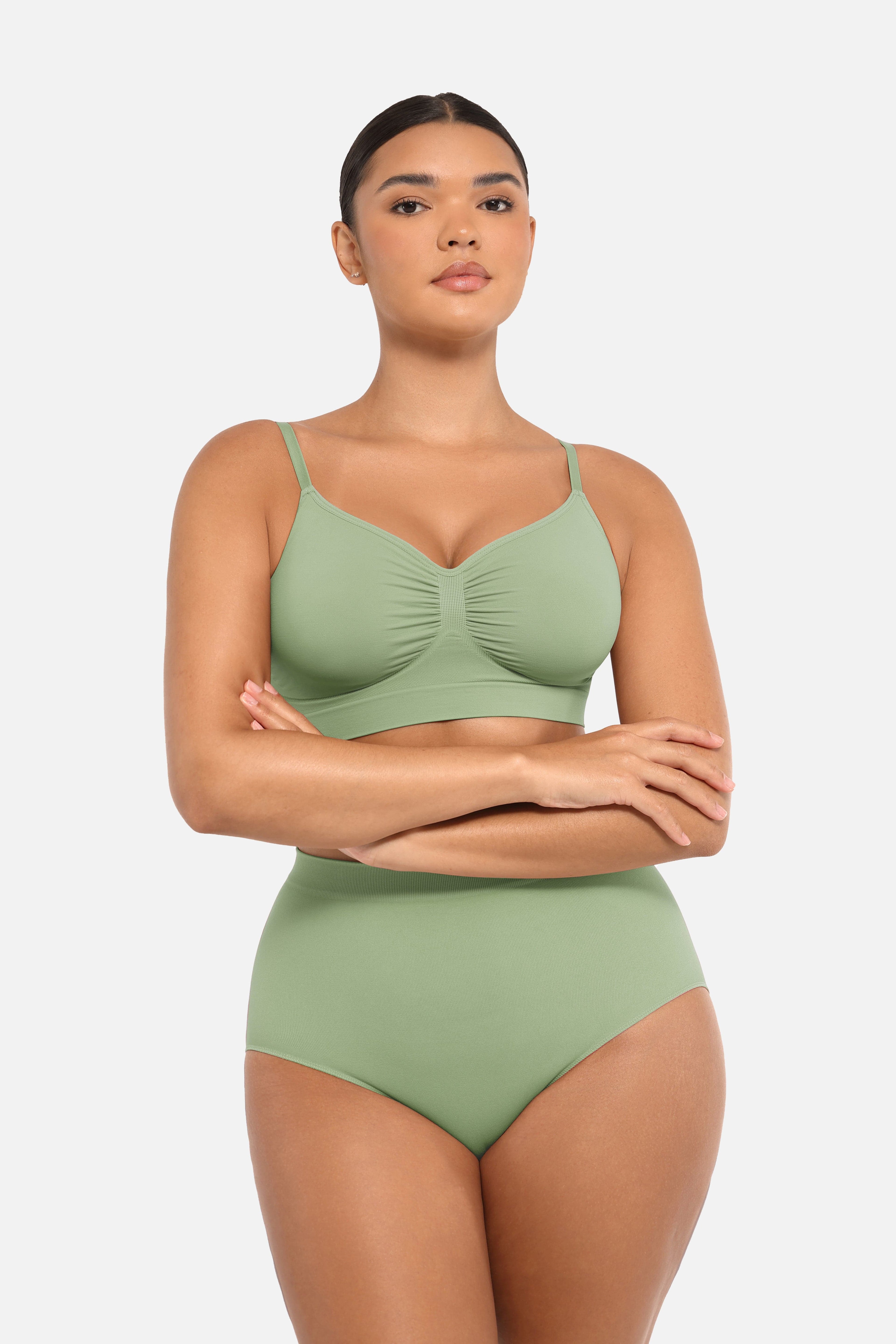 Seamless High-Waist Antibacterial Peach Hip Brief