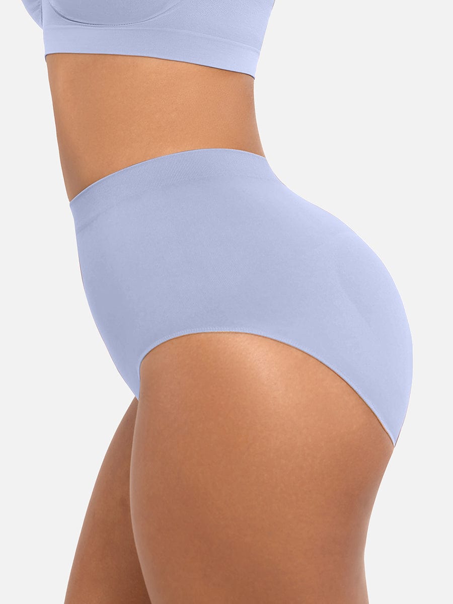 Seamless High-Waist Antibacterial Peach Hip Brief