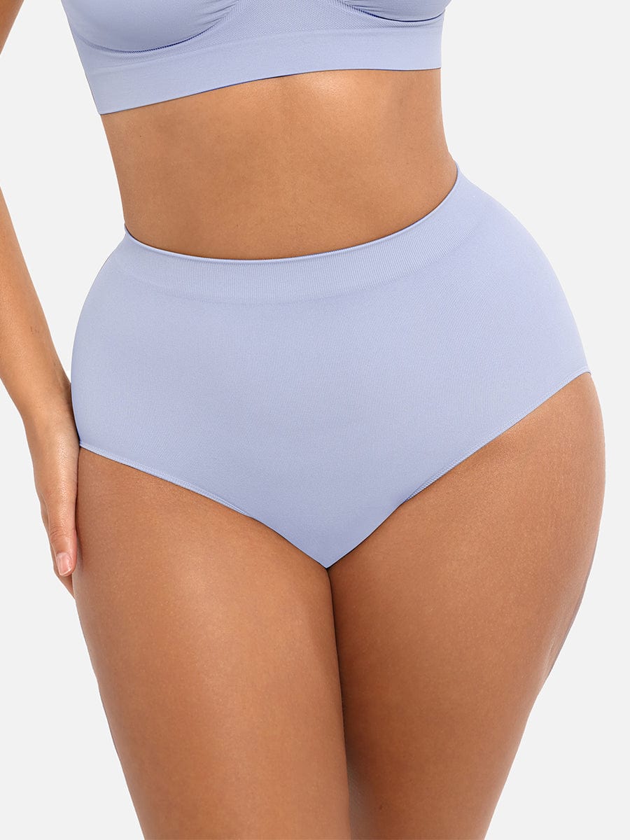 Seamless High-Waist Antibacterial Peach Hip Brief