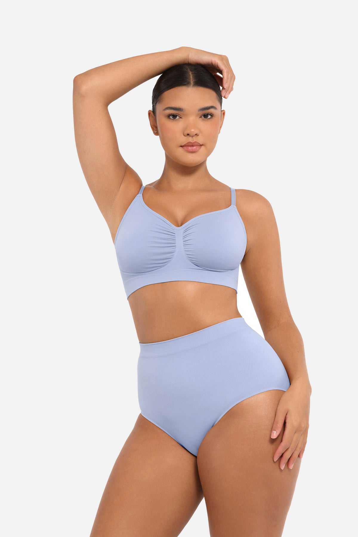 Seamless High-Waist Antibacterial Peach Hip Brief