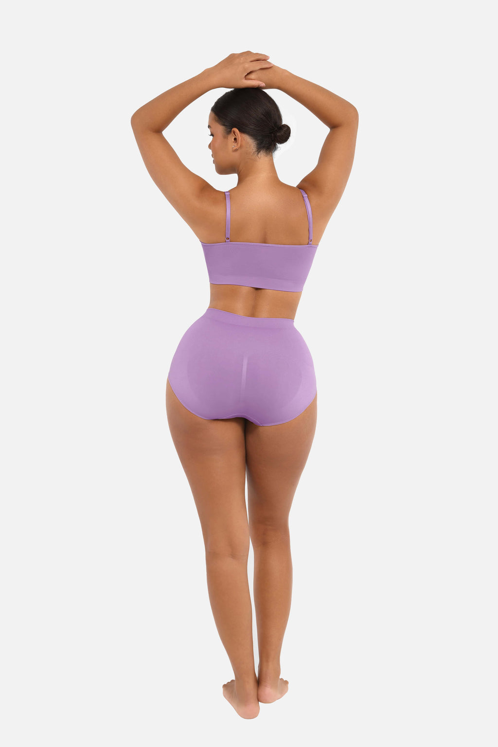 Seamless High-Waist Antibacterial Peach Hip Brief