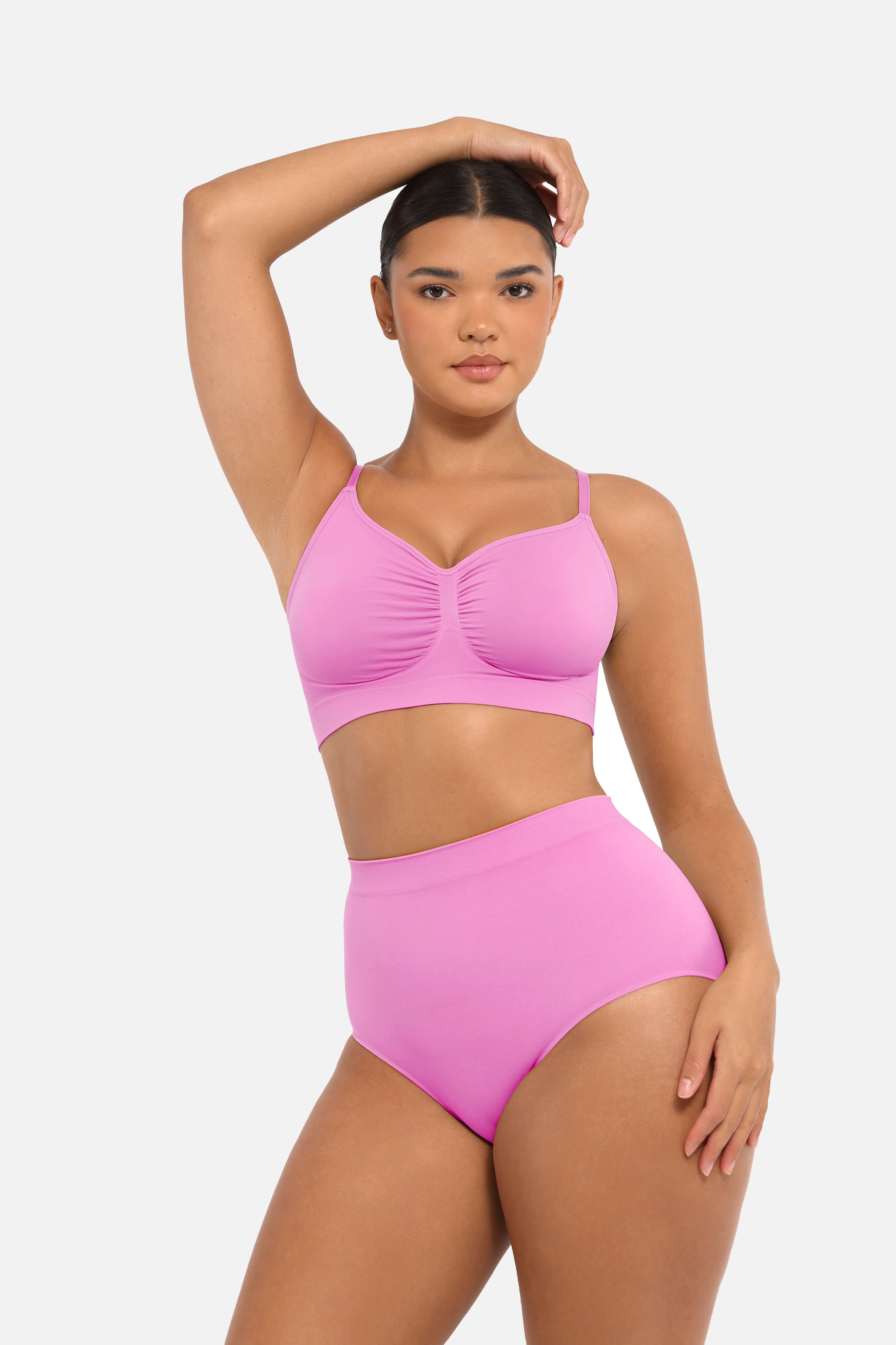 Seamless High-Waist Antibacterial Peach Hip Brief