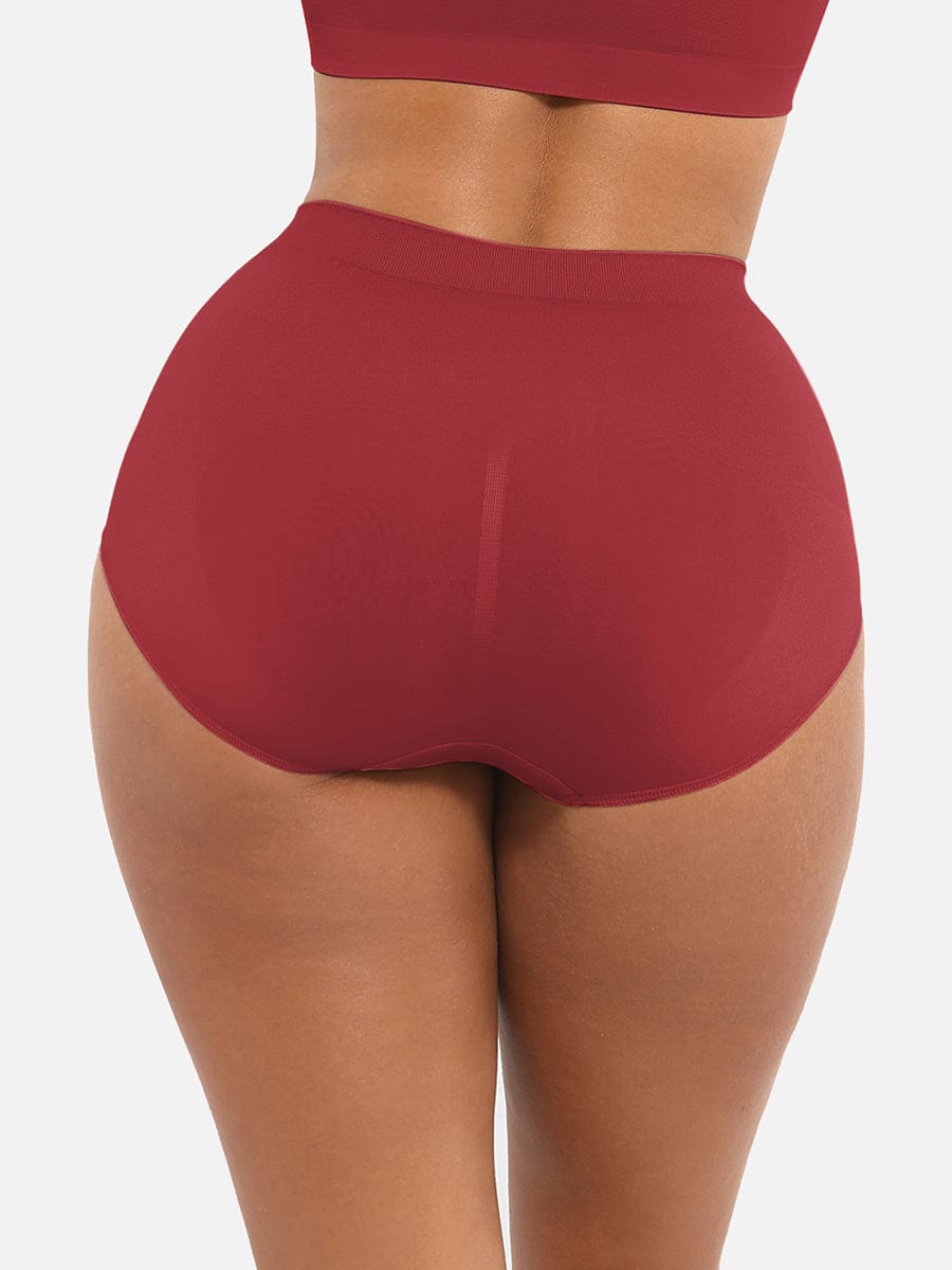 Seamless High-Waist Peach Hip Brief