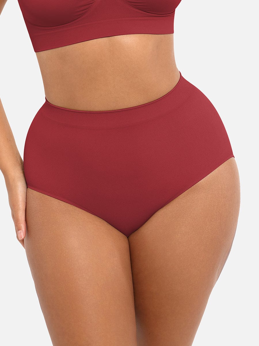 Seamless High-Waist Antibacterial Peach Hip Brief
