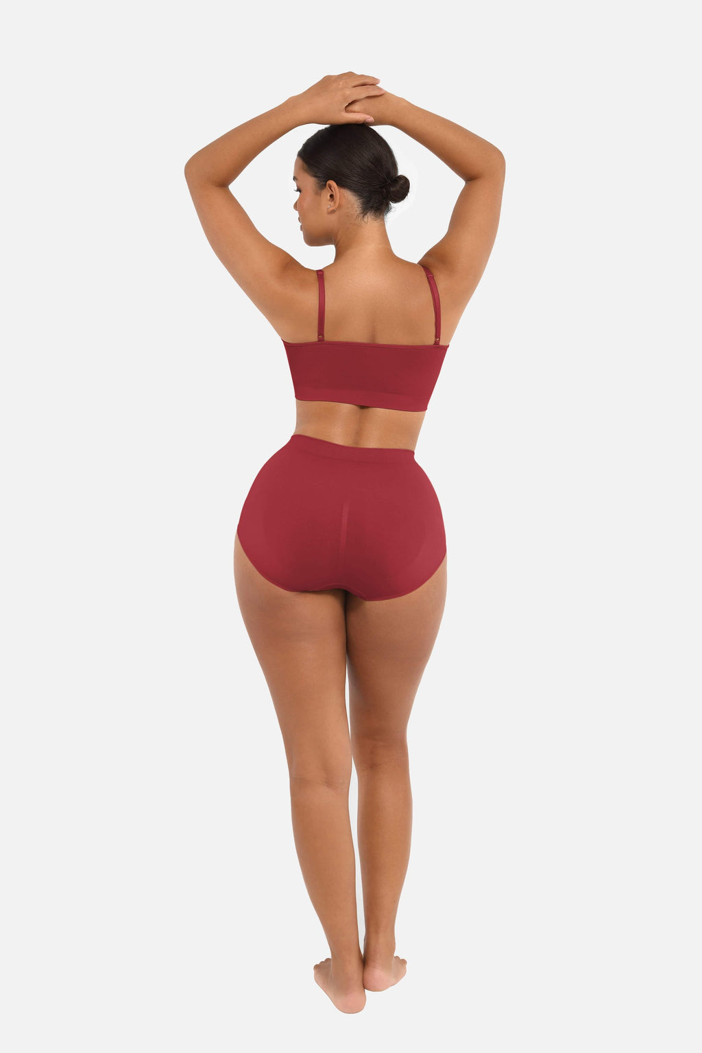 Seamless High-Waist Peach Hip Brief