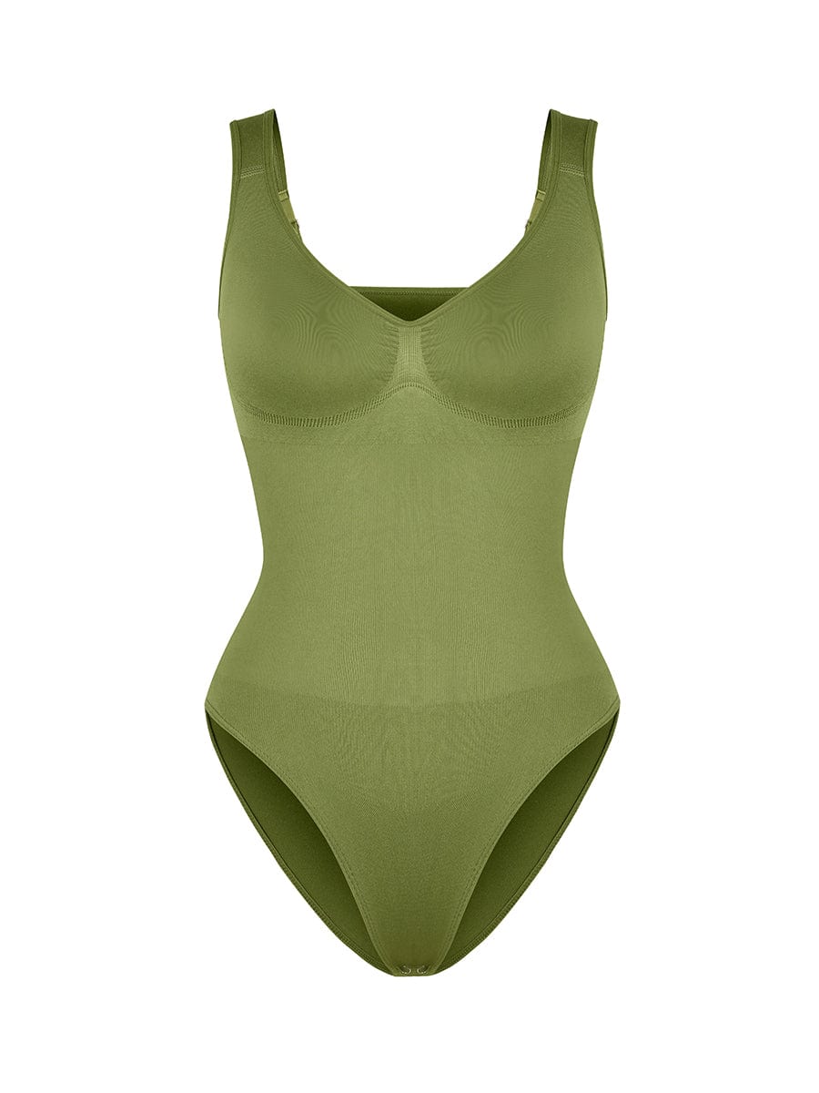 Seamless Diamond Neck Bodysuit