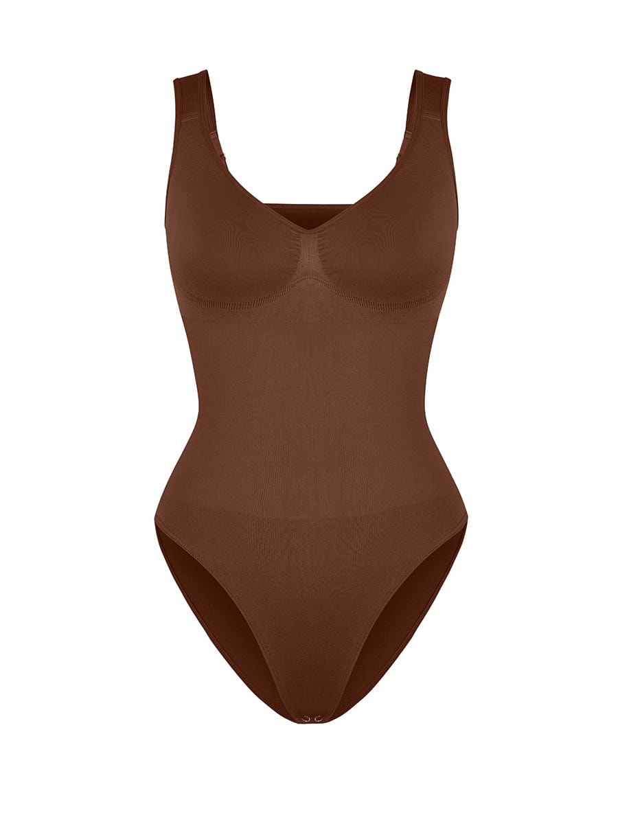 Seamless Diamond Neck Bodysuit