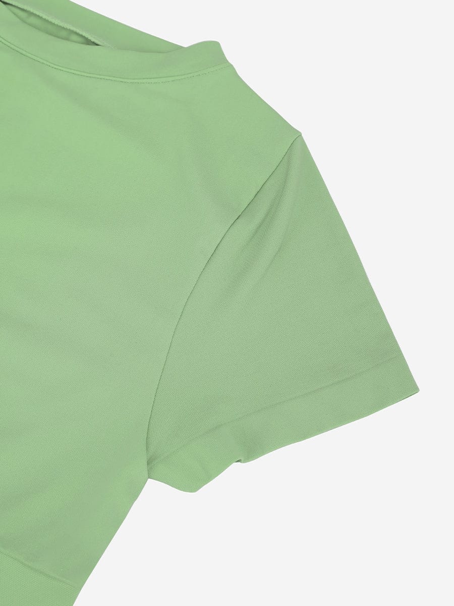 Seamless Short Sleeve Shaping Hip Bodysuit