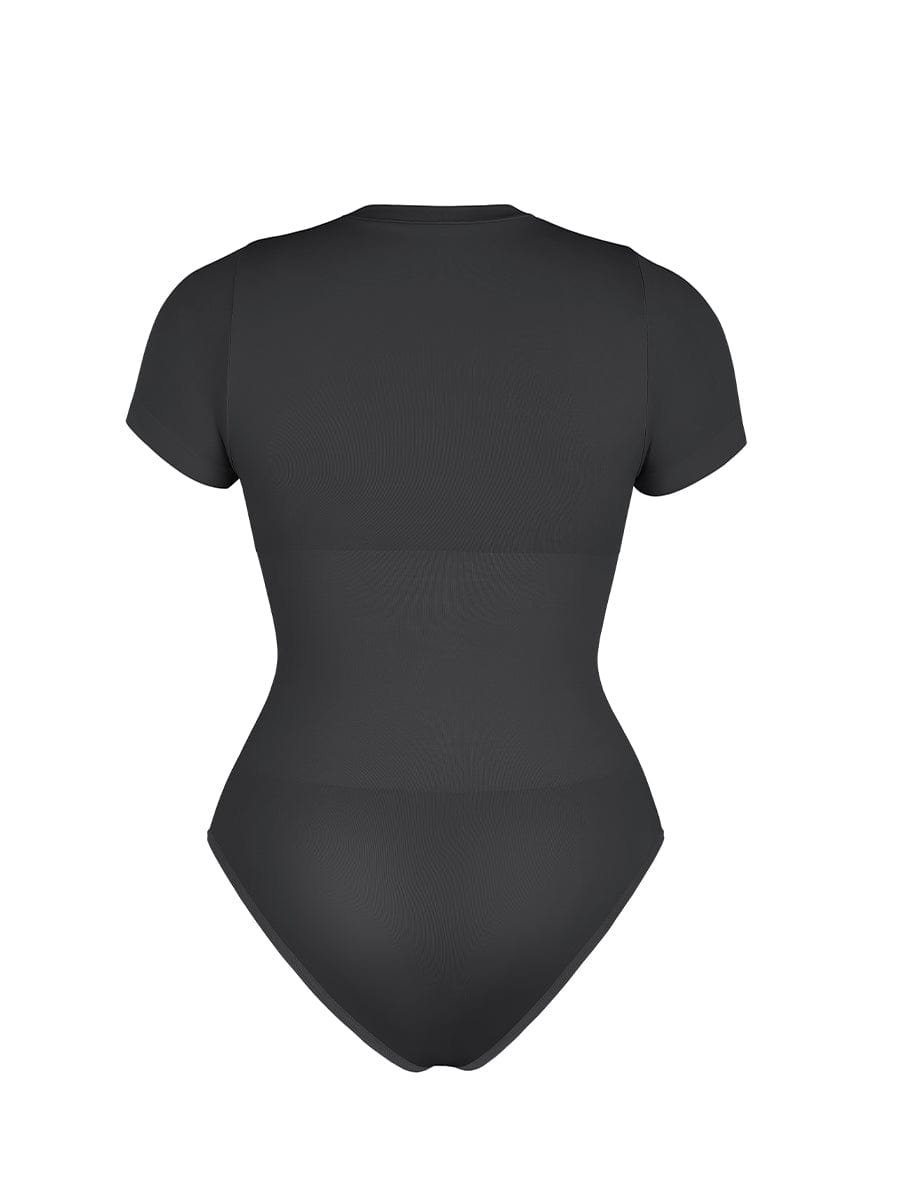Seamless Short Sleeve Shaping Hip Bodysuit