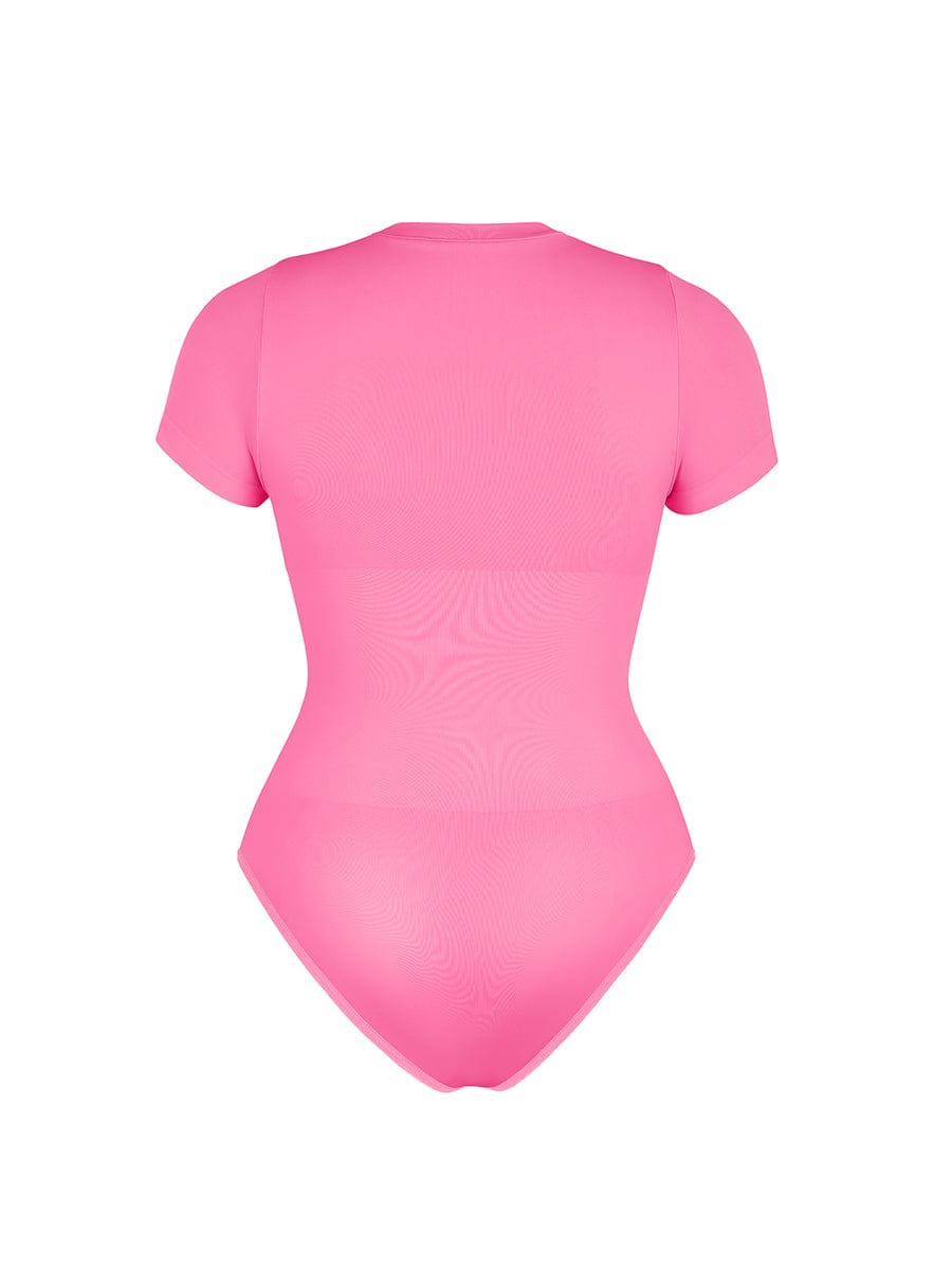 Seamless Short Sleeve Shaping Hip Bodysuit
