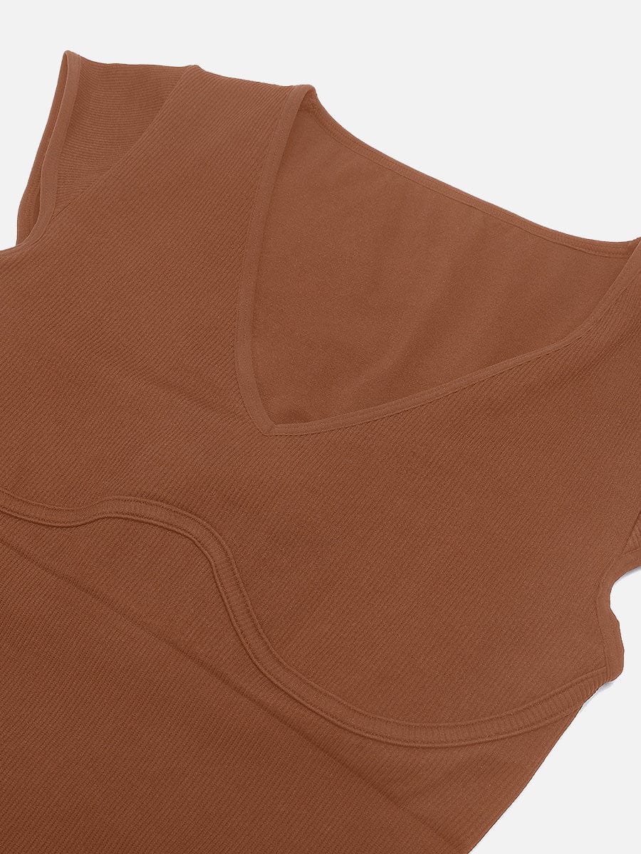 Seamless Deep V Waist Bodysuit