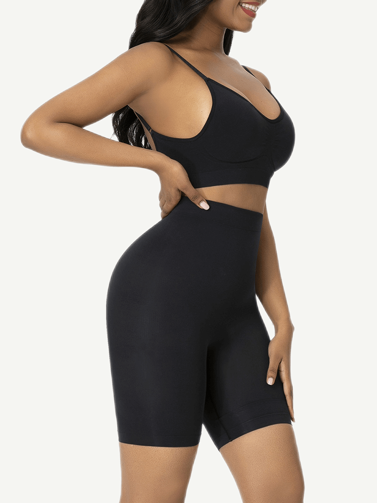 High Waist Seamless Scultp Butt Lifter Shorts